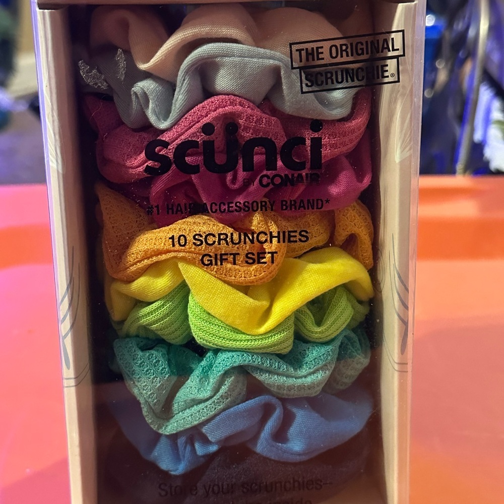 Conair Scrunchies Pink and Purple Shade Gift Set